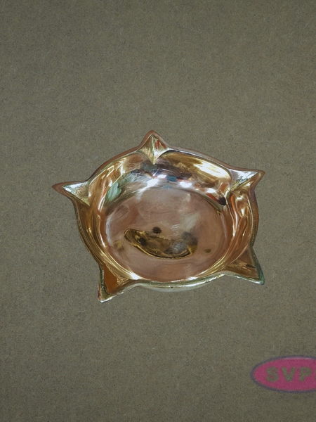 Handcrafted Brass Deepam – 5-Point Star Design
