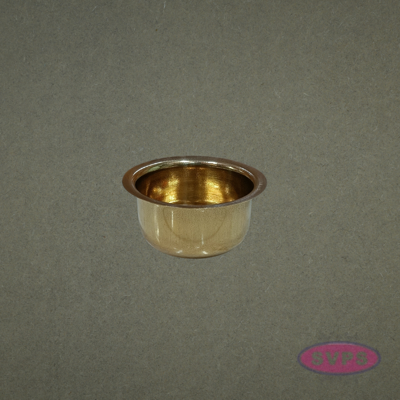 Brass Chandan Pela Small  – Traditional Pooja Vessel