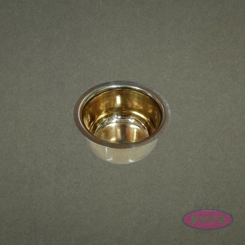 Brass Chandan Pela Small  – Traditional Pooja Vessel