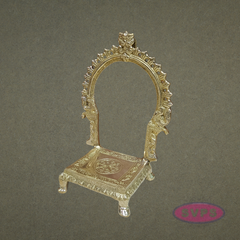 Antique Finish Brass Prabhavalai for God Idols | Decorative Temple Arch
