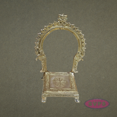 Antique Finish Brass Prabhavalai for God Idols | Decorative Temple Arch