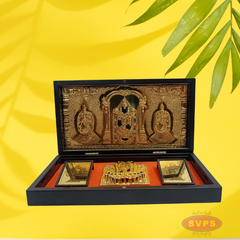 Gold Plated Tirupathi Balaji Padam Gift Box