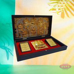 Gold Plated Ashtalakshmi  Padam Box