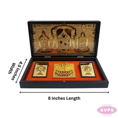 Gold Plated Tirupathi Balaji Padam Gift Box