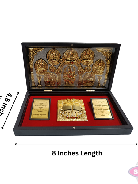 Gold Plated Ashtalakshmi  Padam Box