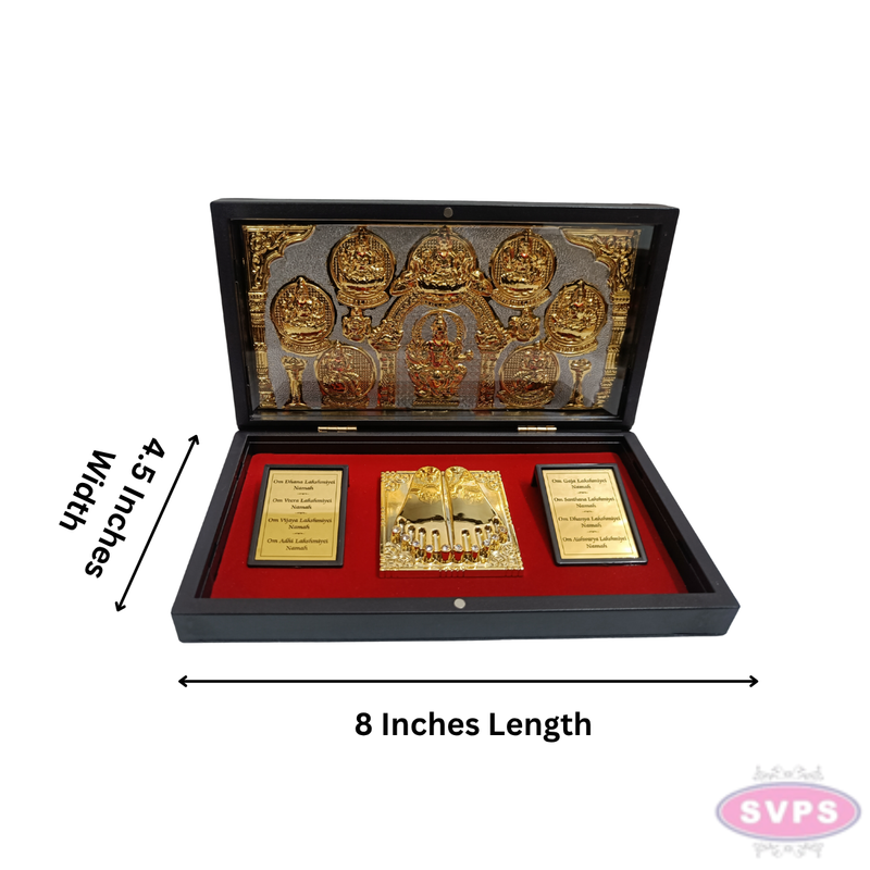 Gold Plated Ashtalakshmi  Padam Box