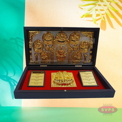 Gold Plated Ashtalakshmi  Padam Box