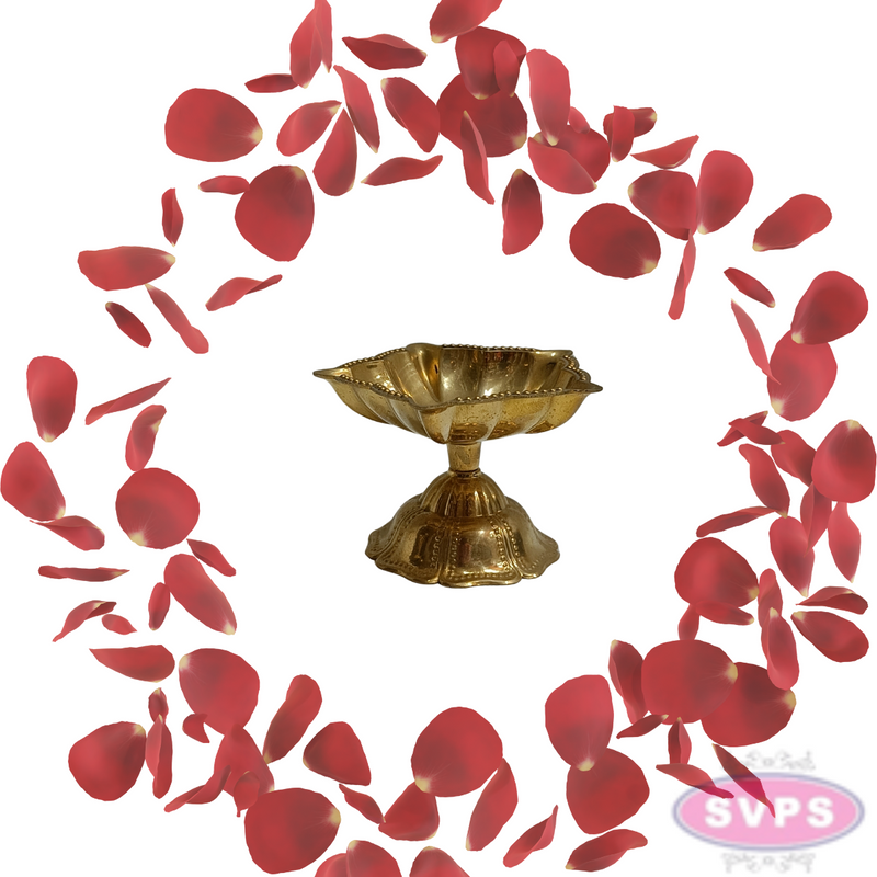 Brass 5 Face Diya For Daily Puja