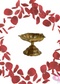 Brass 5 Face Diya For Daily Puja