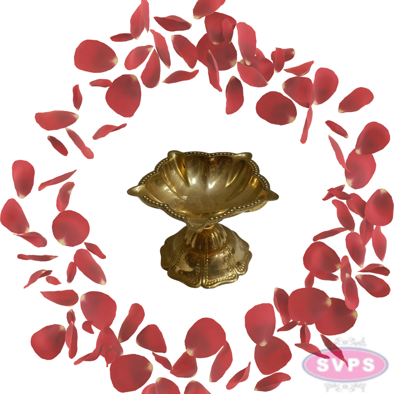 Brass 5 Face Diya For Daily Puja