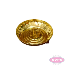 Brass Agarbatti Stand With Plate For Puja
