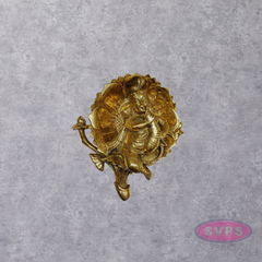 Brass Alilai Krishna Wall Hanging / Wall Decor / Showpiece