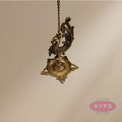 Brass Annam 5 Face Hanging Diya For Pooja