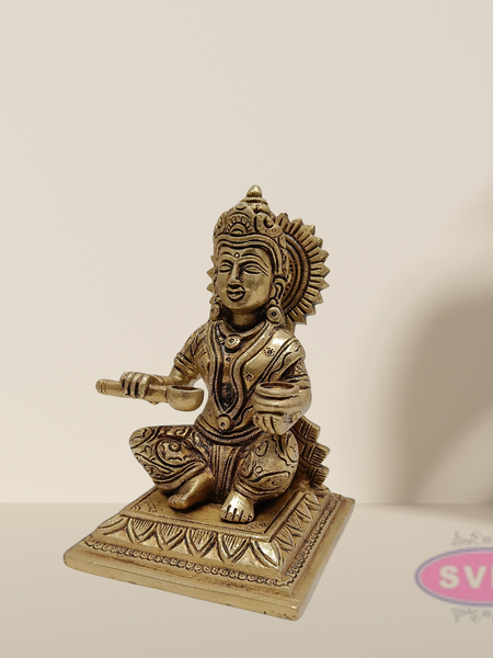 Brass Annapurani Devi Statue  6 Inches