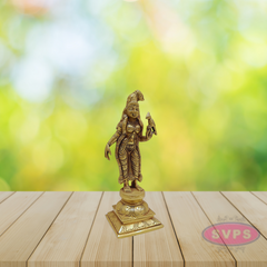 Brass Antique Andal Statue