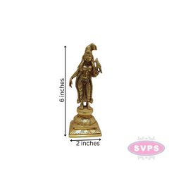 Brass Antique Andal Statue
