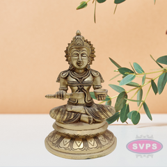 Brass Antique Finish Annapurani Statue