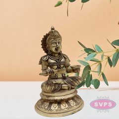 Brass Antique Finish Annapurani Statue
