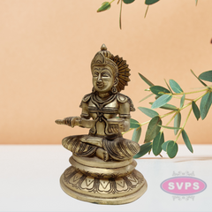 Brass Antique Finish Annapurani Statue