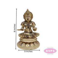 Brass Antique Finish Annapurani Statue