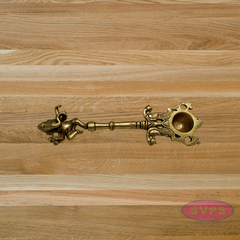 Brass Antique Ganesha Puja  Aarti Spoon