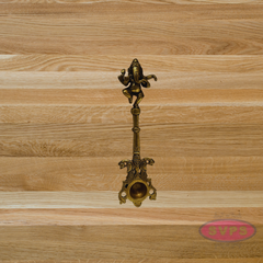 Brass Antique Ganesha Puja  Aarti Spoon