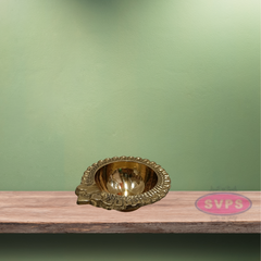 Brass Antique Kuber Diya Deepak Deepam For Daily Puja  Festive Time