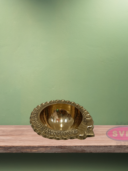 Brass Antique Kuber Diya Deepak Deepam For Daily Puja  Festive Time