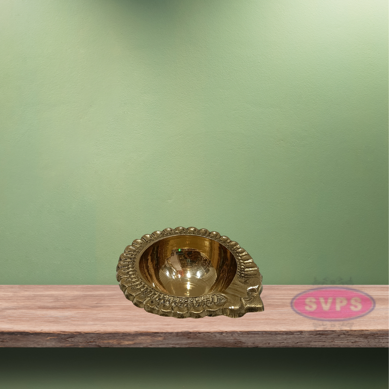 Brass Antique Kuber Diya Deepak Deepam For Daily Puja  Festive Time