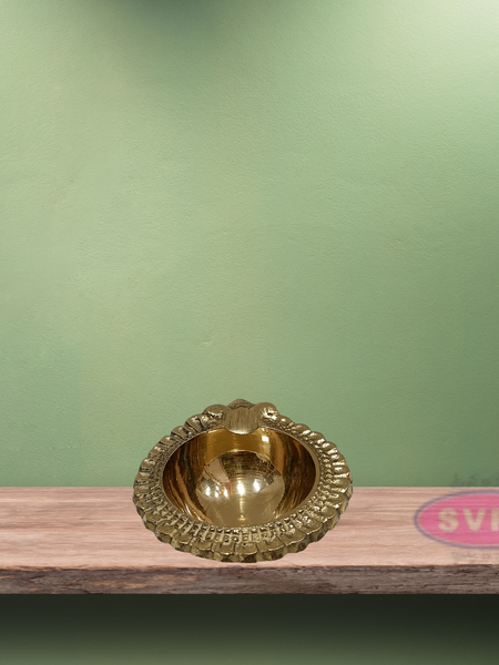 Brass Antique Kuber Diya Deepak Deepam For Daily Puja  Festive Time