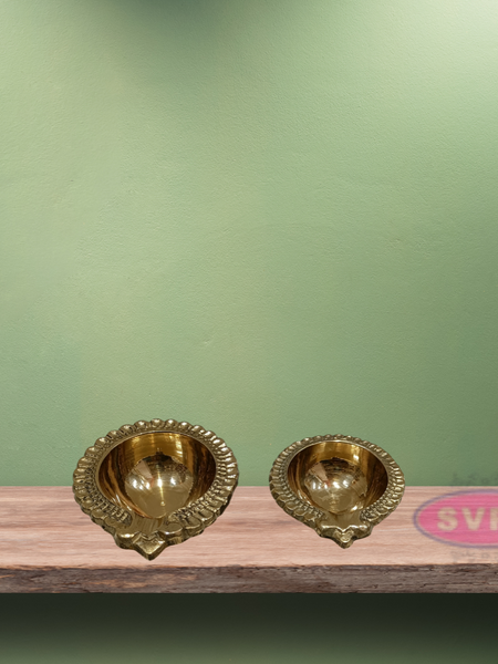 Brass Antique Kuber Diya Deepak Deepam For Daily Puja  Festive Time
