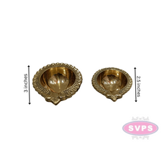 Brass Antique Kuber Diya Deepak Deepam For Daily Puja  Festive Time