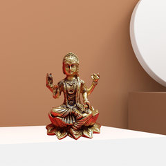 Brass Balambigai On Lotus Statue / 6.5 Inches