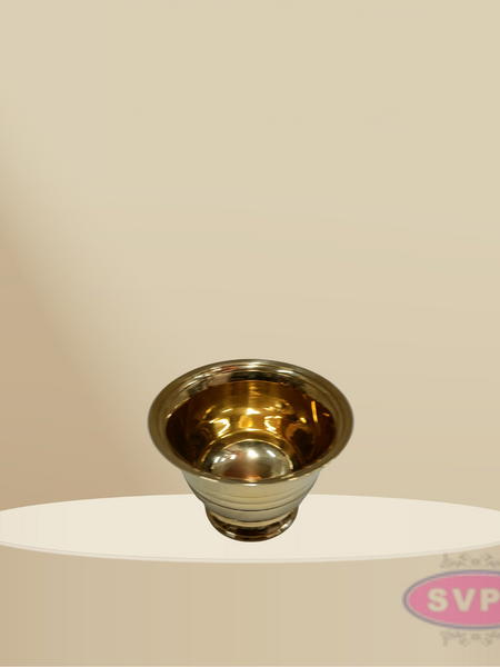 Brass Chandhan Turmeric Kumkum Bowl
