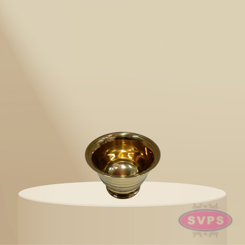 Brass Chandhan Turmeric Kumkum Bowl