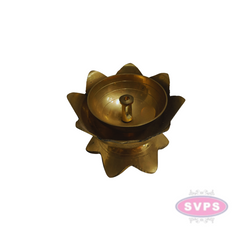 Brass Fancy Lotus Pooja Diya