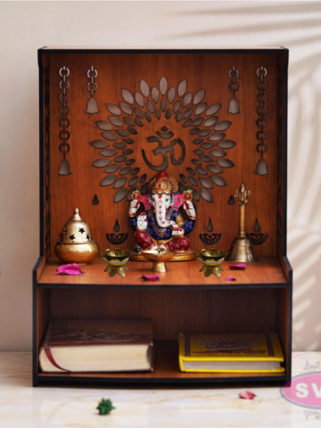 Brass Fancy Lotus Pooja Diya