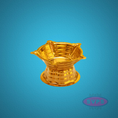 Brass Five Star Deepam / Vilakku / Diya For Pooja