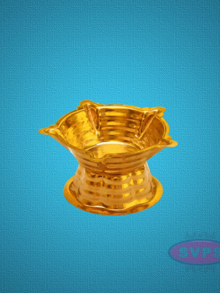 Brass Five Star Deepam / Vilakku / Diya For Pooja