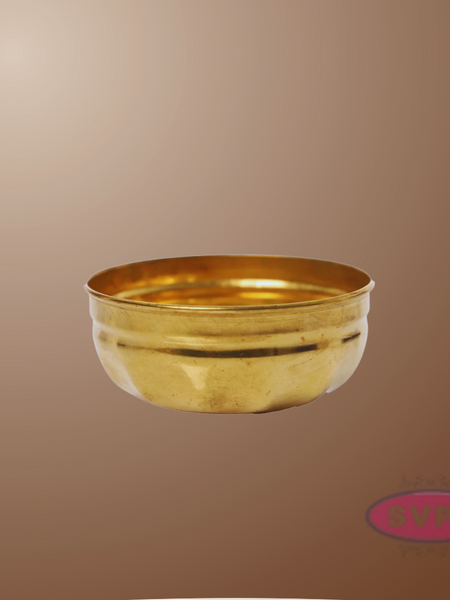 Brass Floral Shape Bowl For Pooja
