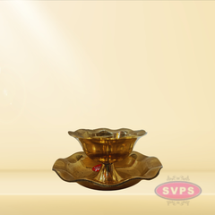 Brass Flower Model Diya