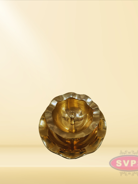 Brass Flower Model Diya