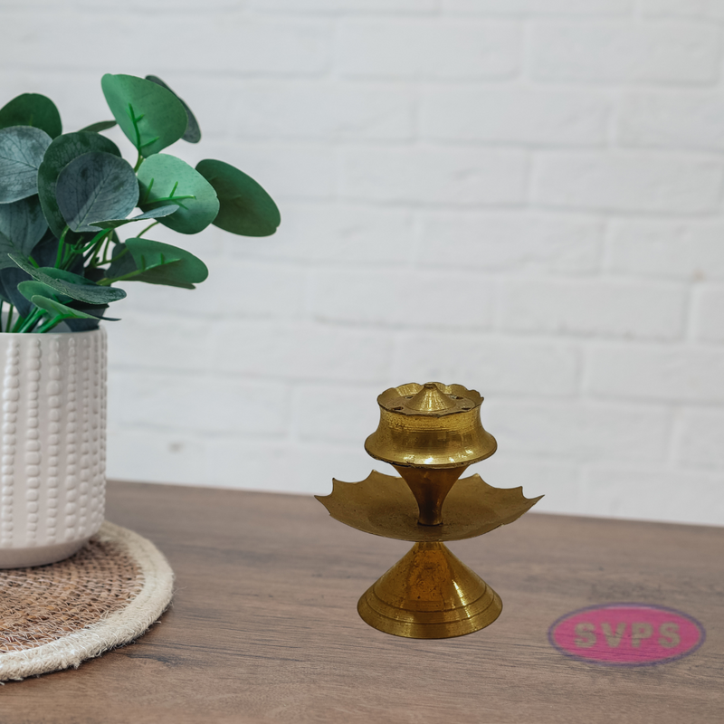Brass Flower Shape Incense Stick Holder