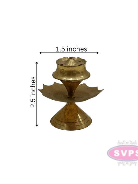 Brass Flower Shape Incense Stick Holder