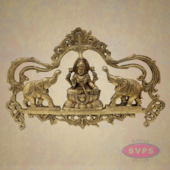 Brass Gajalakshmi Wall Hanging