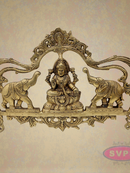 Brass Gajalakshmi Wall Hanging