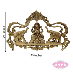 Brass Gajalakshmi Wall Hanging