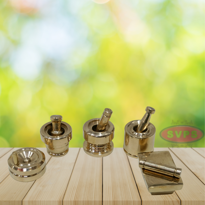 Brass Gowramma set / Miniature collection / Grinder set