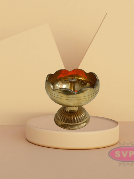 Brass Kamal / Lotus Nanda Deepam With Stand