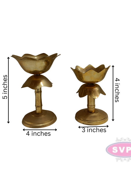 Brass Kamal / Lotus Stand Diya